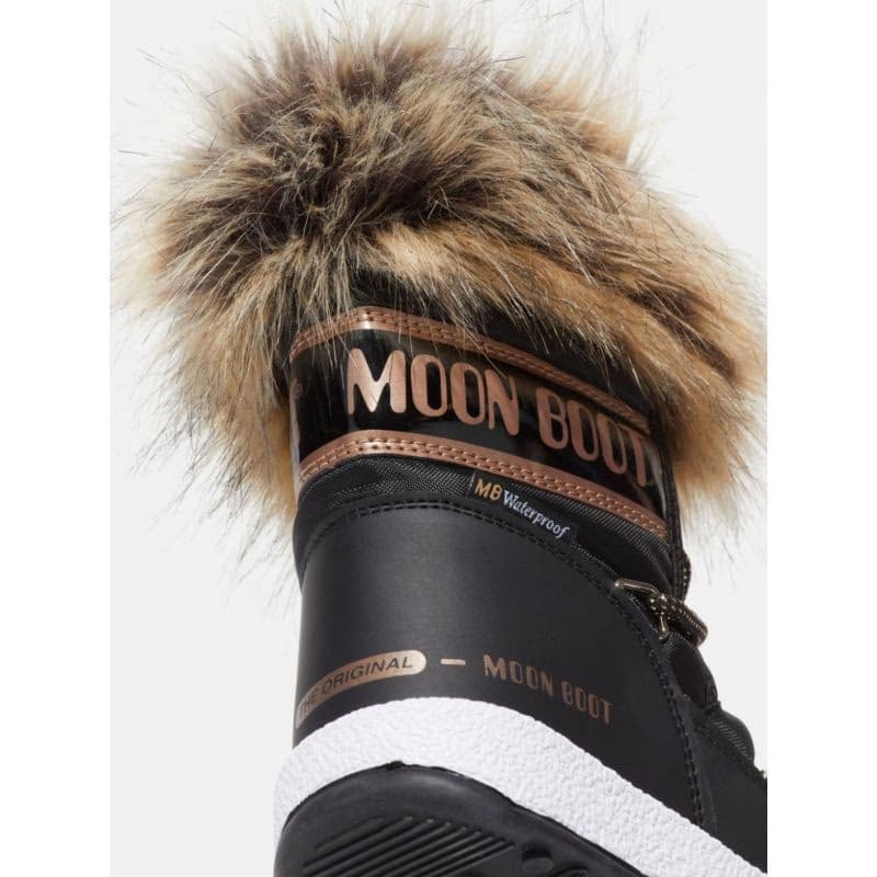 Detské členkové zimné topánky MOON BOOT MONACO LOW, 002 black copper 3