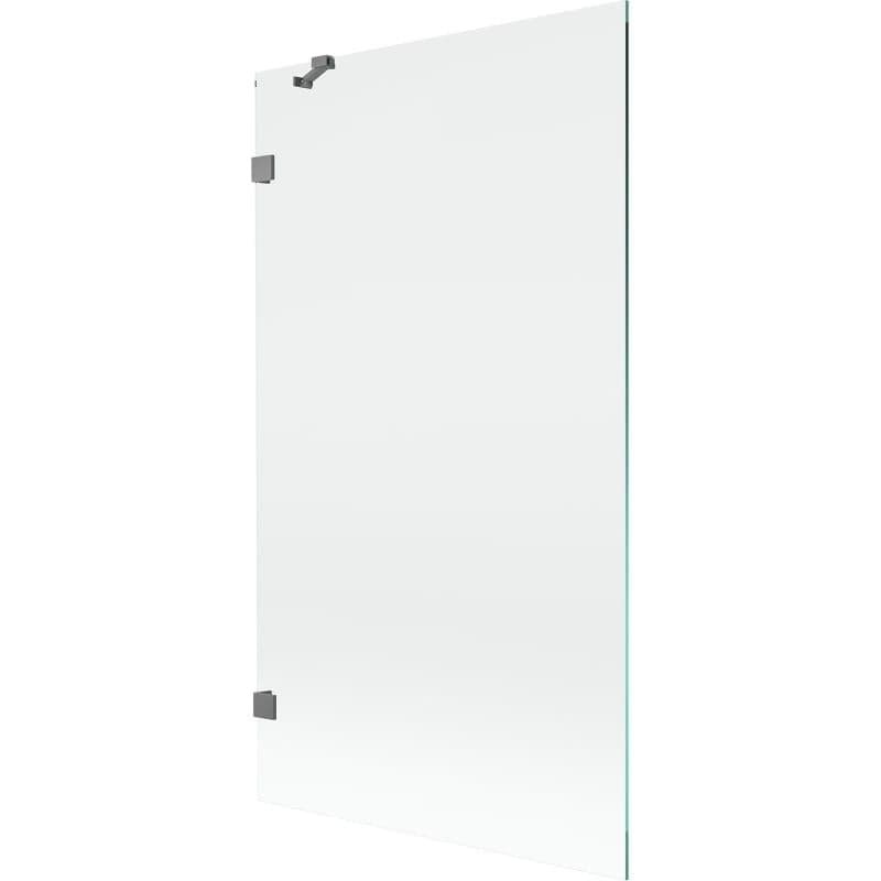 MEXEN/S - Lunar vaňová zástena FIX 100 x 150, transparent, grafit metal 897-100-000-95-00 1