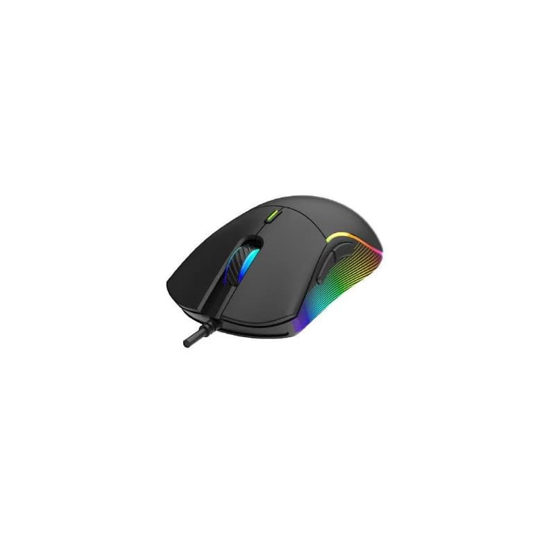 WG - Herná drôtová RGB myš WG Chameleon III., RGB LED, čierna 3