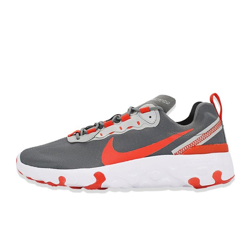 Juniorská rekreačná obuv NIKE Renew Element 55 smoke grey team orange white 2