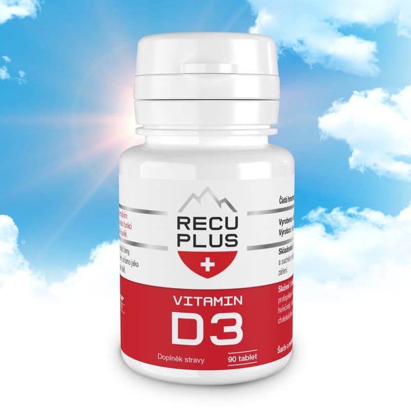 RECUPLUS Vitamín D3, 90 tabliet 1