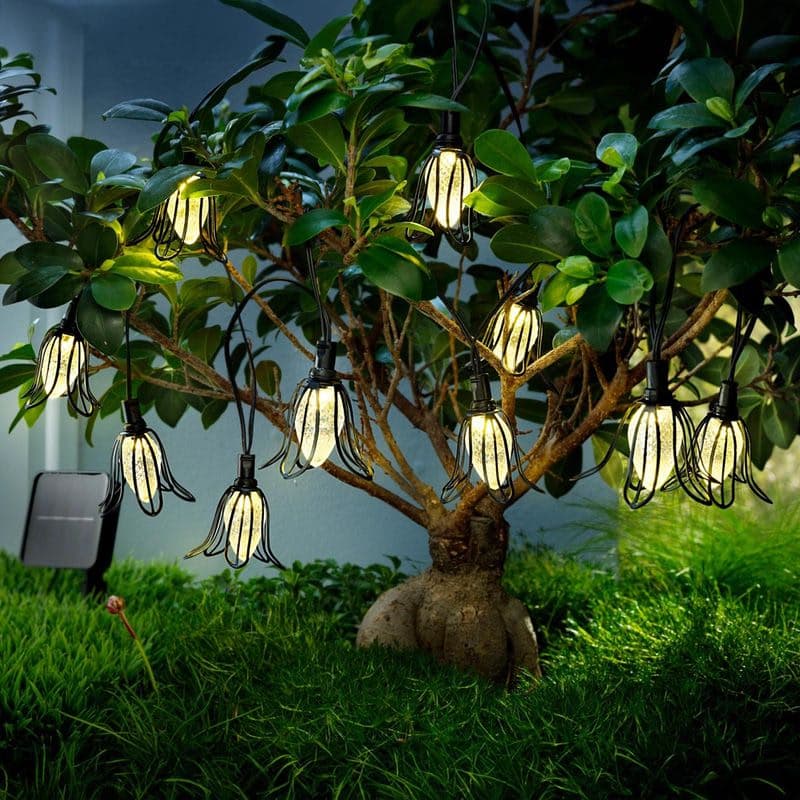 Solárna svetelná reťaz Flora 1
