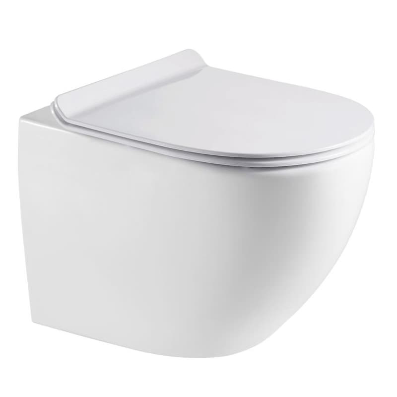 HOPA - Závesné WC ARCO LONGER RIMLESS so SLIM sedadlom Soft-close OLKLT067ER