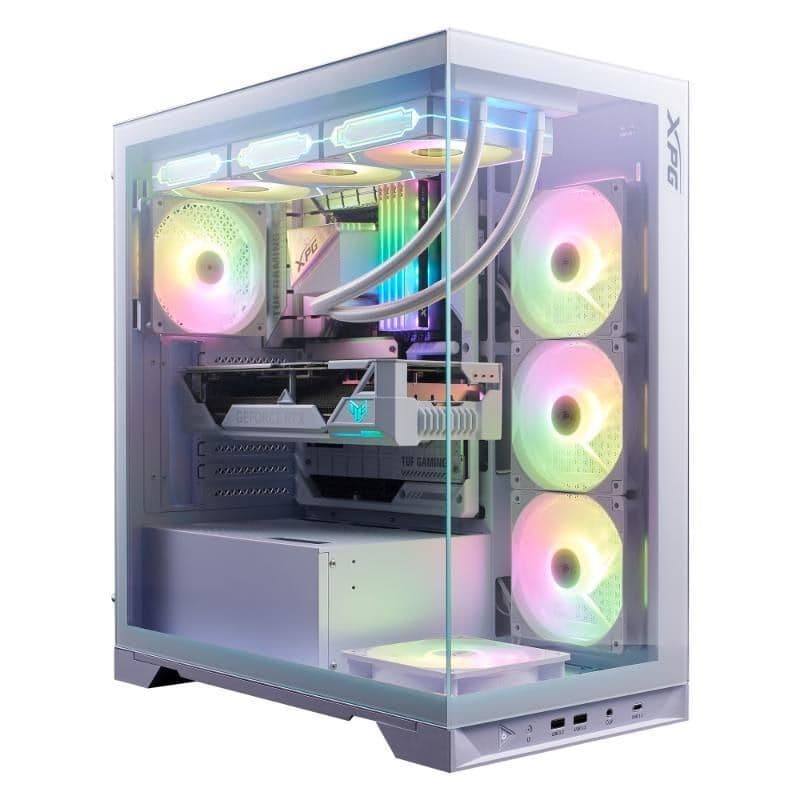 ADATA XPG case INVADER X BTF Mid-Tower, bez zdroja, 5x 120mm Fan, Biela 1