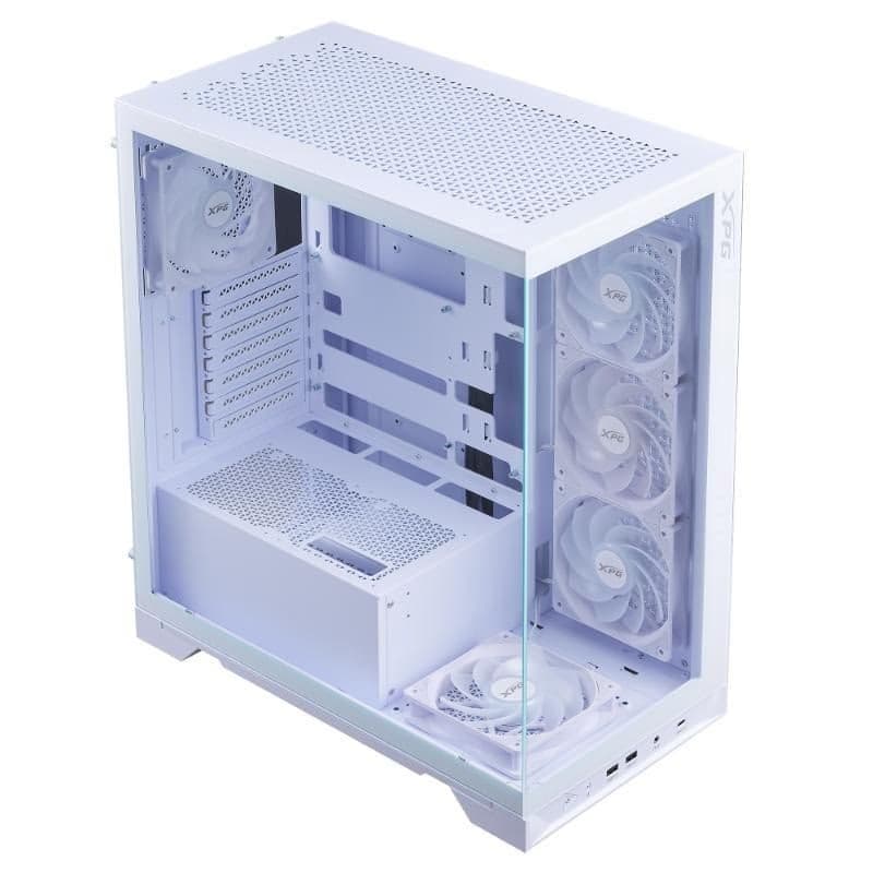 ADATA XPG case INVADER X BTF Mid-Tower, bez zdroja, 5x 120mm Fan, Biela 3