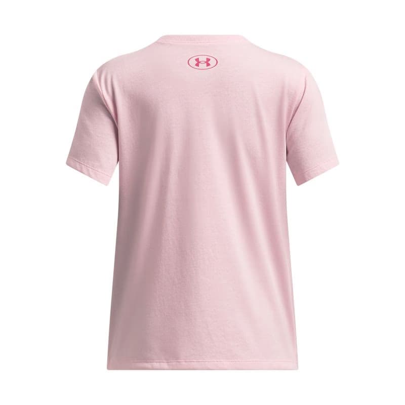 Dievčenské tričko s krátkym rukávom UNDER ARMOUR UA Bubble Wordmark SS-PNK 2