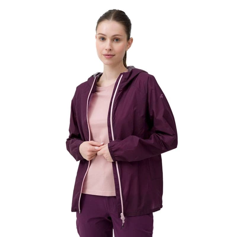 Dámska turistická bunda 4F JACKET F025-53S-DARK PINK 2
