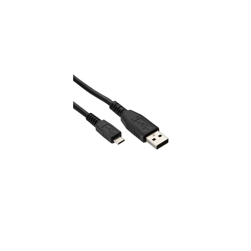 USB kábel (2.0), USB A samec - microUSB samec, 1.8m, čierny, DOPRADE 1