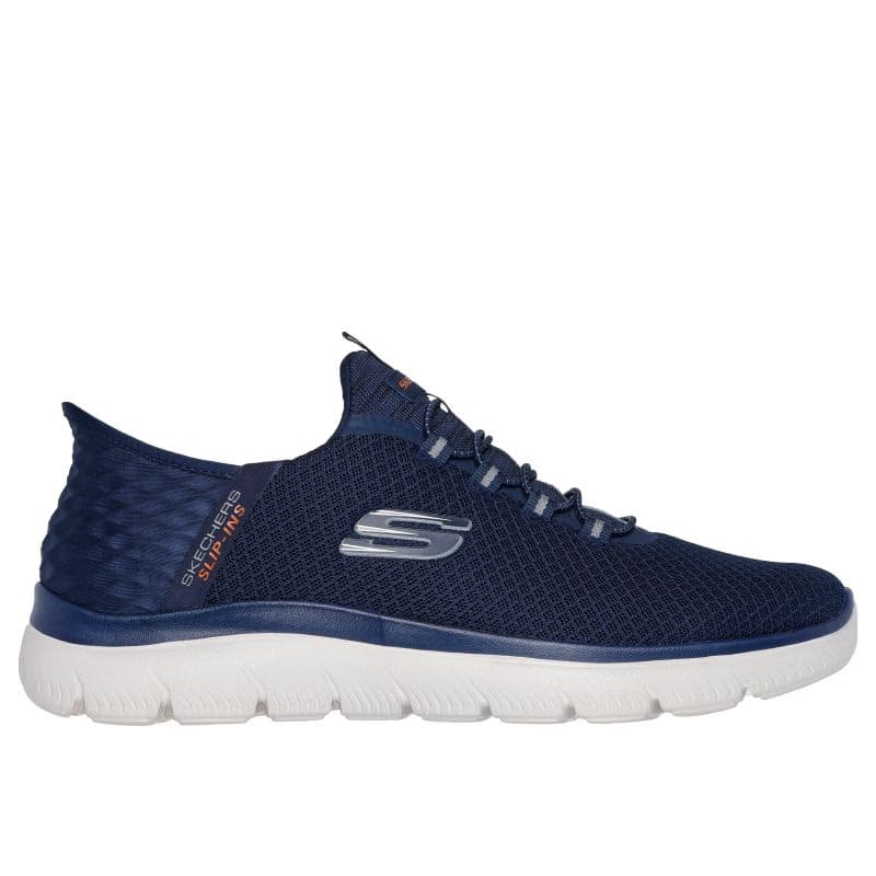Pánska rekreačná obuv SKECHERS Summits High Range Slip-Ins M navy white 2