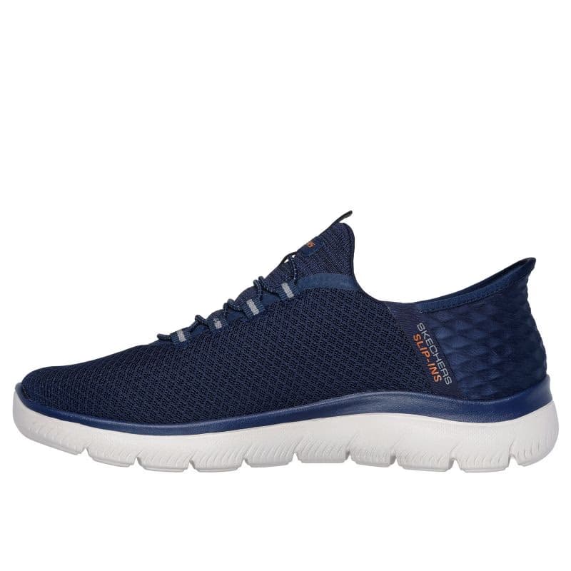 Pánska rekreačná obuv SKECHERS Summits High Range Slip-Ins M navy white 3