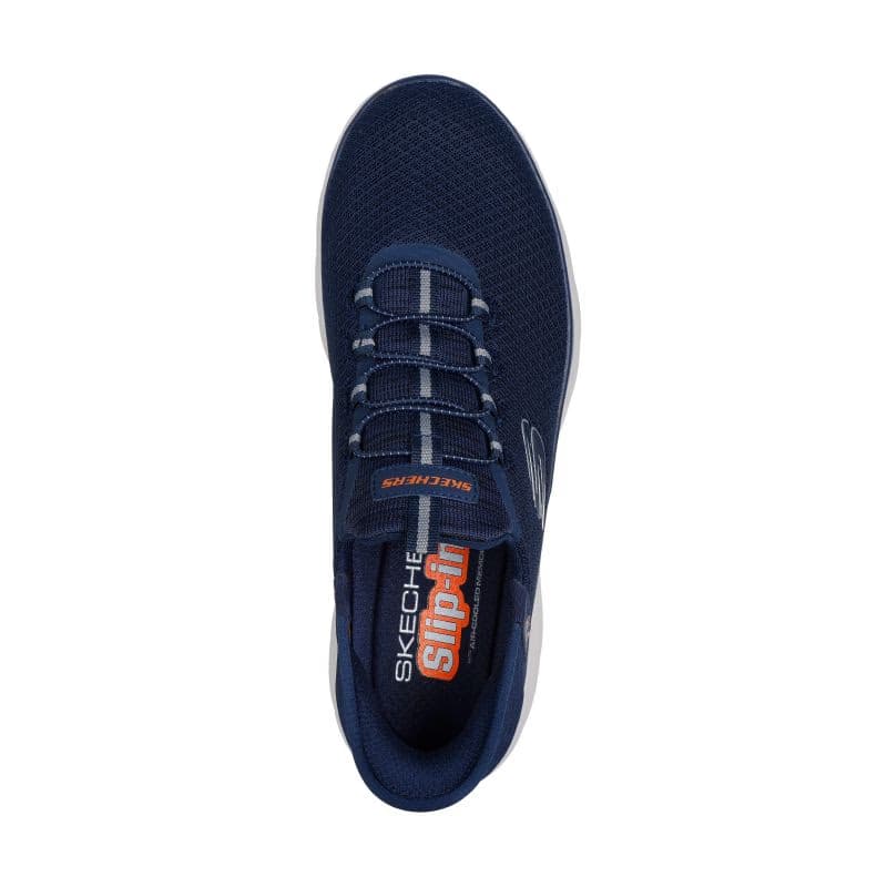 Pánska rekreačná obuv SKECHERS Summits High Range Slip-Ins M navy white 4