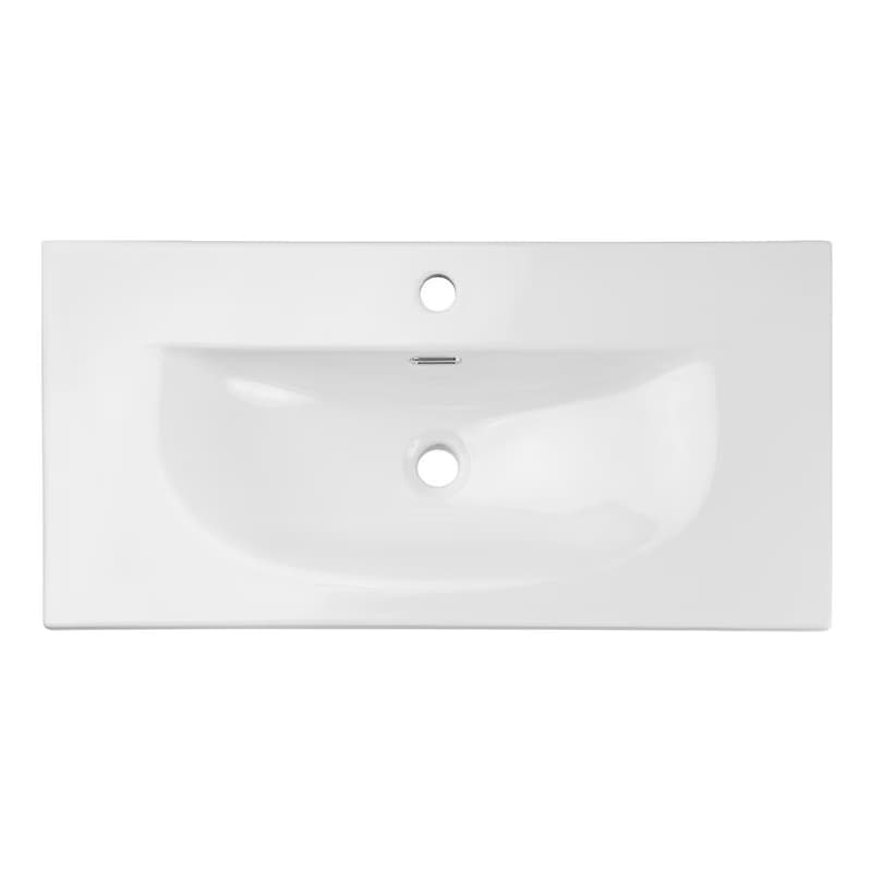 ArtCom Keramické umývadlo SKY 3 80 cm | E-8099-3-80 | biely lesk 3