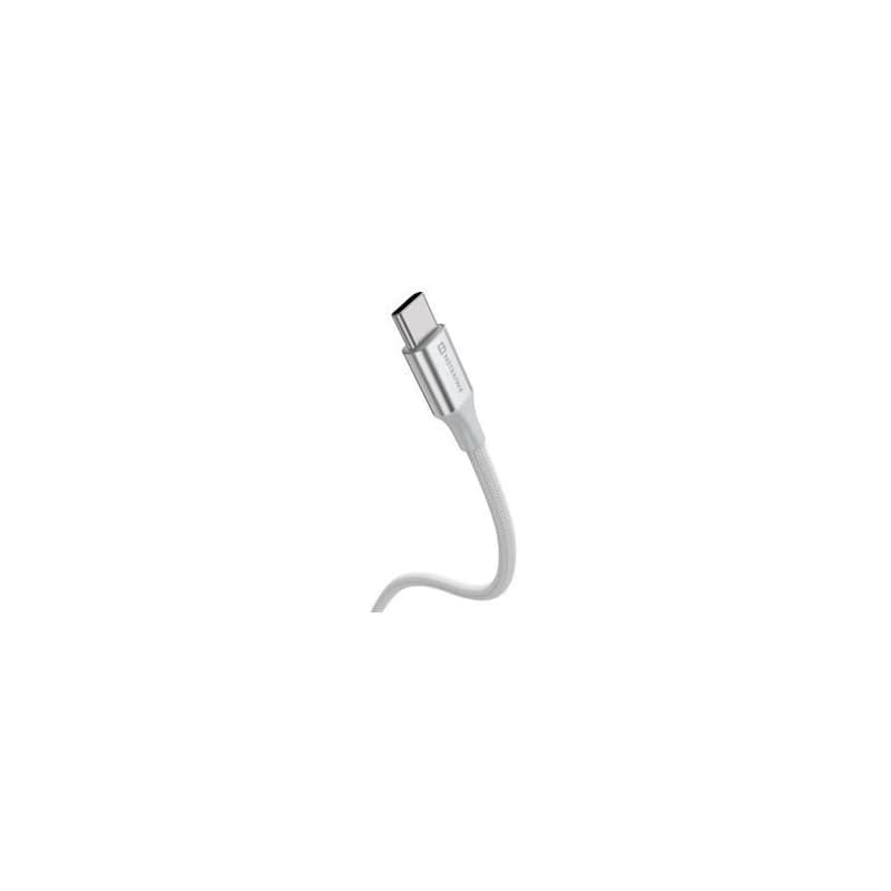 SWISSTEN DÁTOVÝ KÁBEL TEXTILE II USB-C / USB-C 1,5 M BIELÝ 6