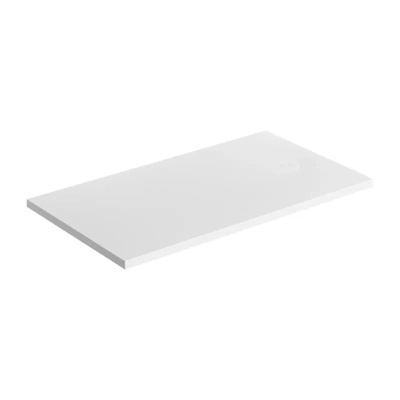 OMNIRES - Sprchová vanička AQUAROCK kompozit, protišmyková, obdĺžniková 80 x 140 cm, biela mat AQUAROCK80-140BM