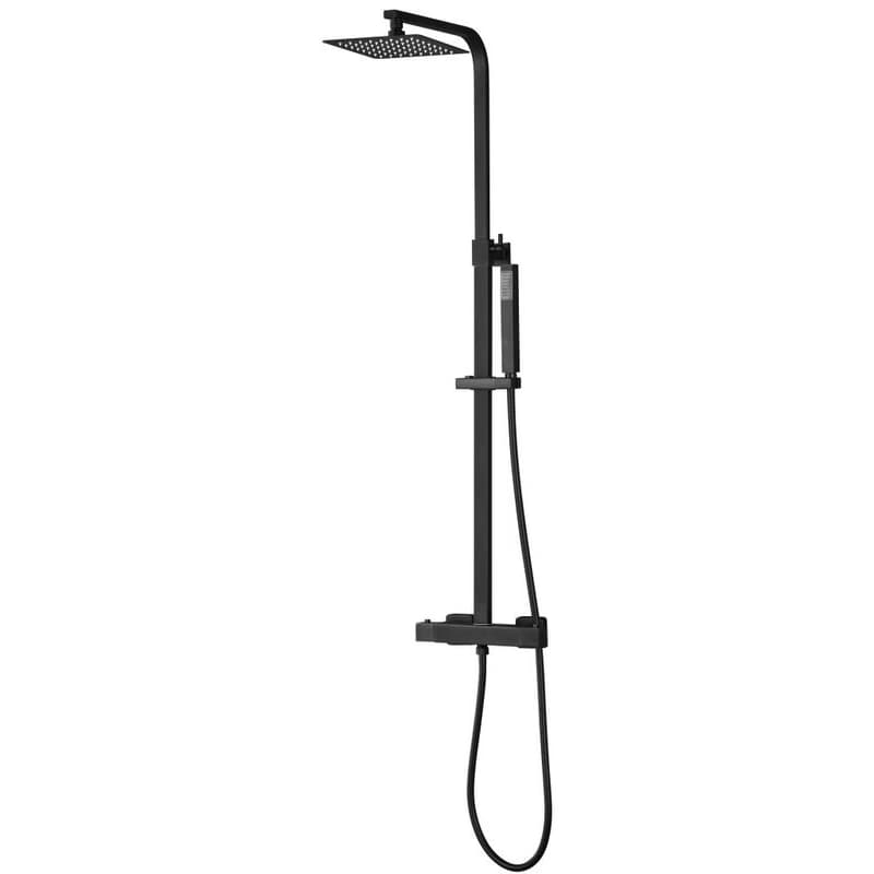 OLSEN SPA - Termostatický nástenný set PONTOS 250 BLACK BAPG22092B