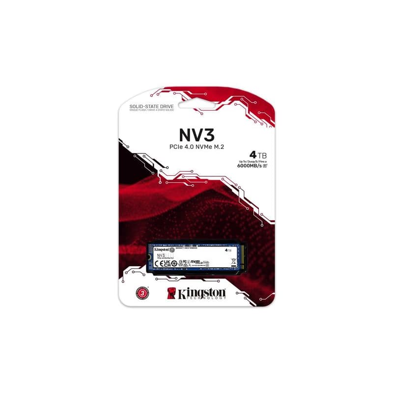 Kingston NV3/4TB/SSD/0/SAS/M.2 NVMe/5R 2