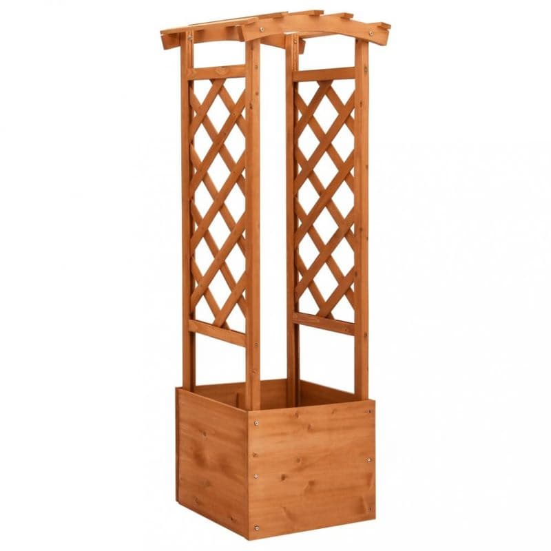 Truhlík trelážovým oblúkom 49x 39x130 cm drevo Dekorhome 1