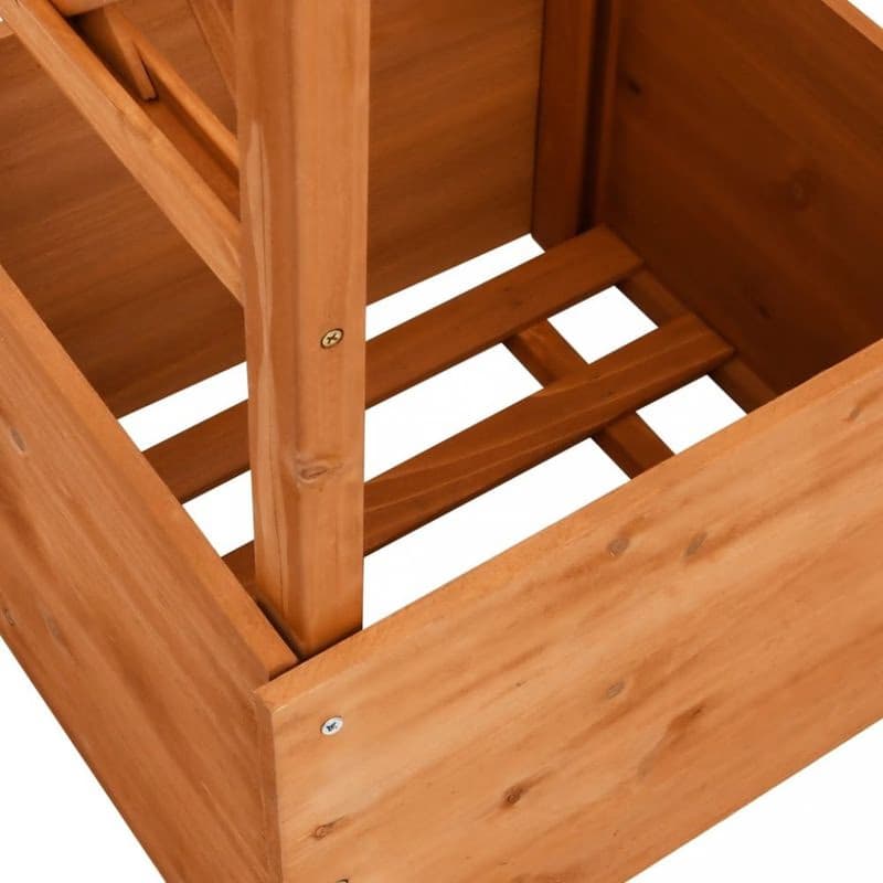 Truhlík trelážovým oblúkom 49x 39x130 cm drevo Dekorhome 4