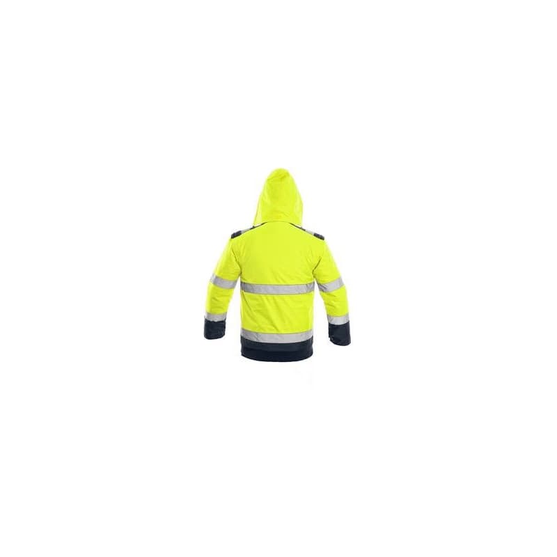 Bunda LUTON, výstražná, žlto-modrá, veľ. 4XL 3