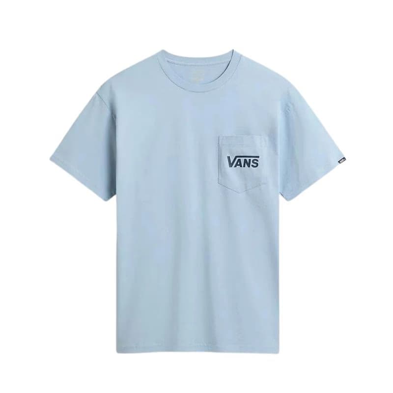 Pánske tričko s krátkym rukávom VANS STYLE 76 BACK SS TEE-DUSTY BLUE-DRESS BLUES 4