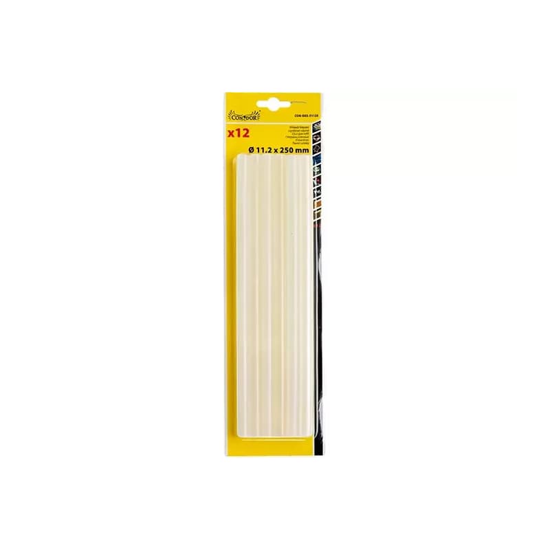 Lepiace tyčinky bezfarebné Condor 11,2x250 mm 12 ks CON-KP-B1125 1