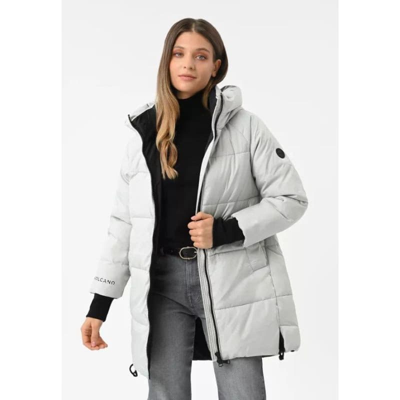 Dámska bunda VOLCANO J-FROZEN-702-GREY 3