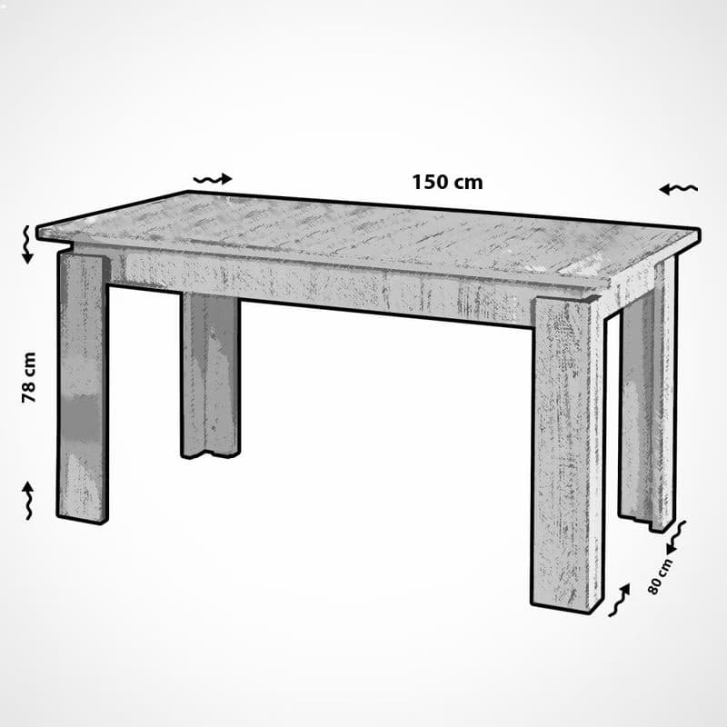 Extendable Dining Table Huqqa - Light Oak 3