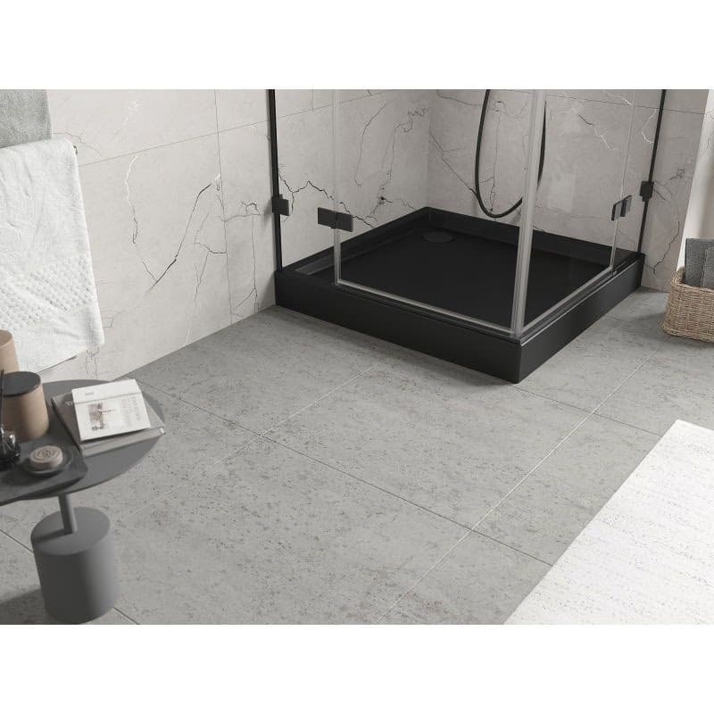 MEXEN - Flow+ Sprchová vanička štvorcová 90 x 90, čierna mat 46S709090H 3