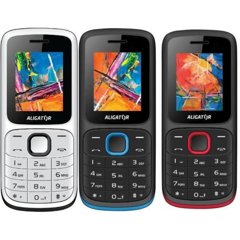 Aligator D210 Dual SIM, čierno-červený 4