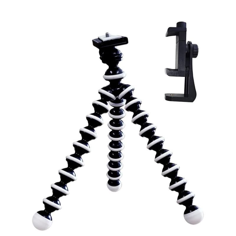 Cestovný statív VIKING Tripod 4D/dĺžka 25,5cm/pružná, odolná guma/max. záťaž 2kg/upínacia skrutka 1/4"