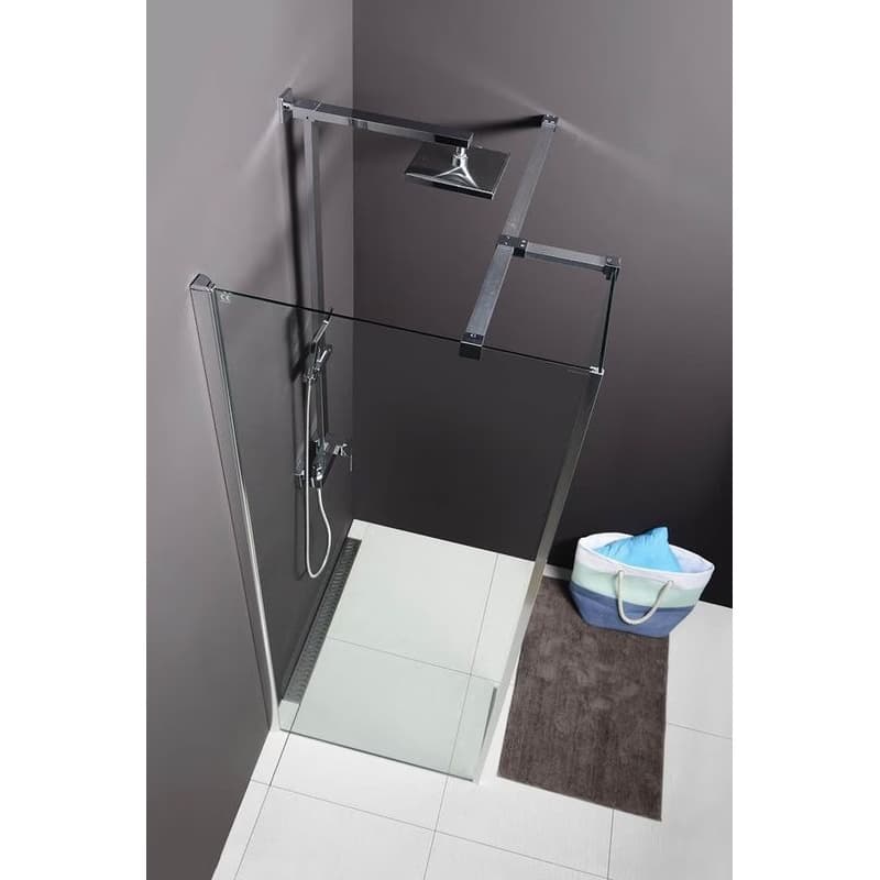 POLYSAN - MODULAR SHOWER stena na inštaláciu na múr, pre pripojenie príd. panelu, 1000 MS2A-100 2
