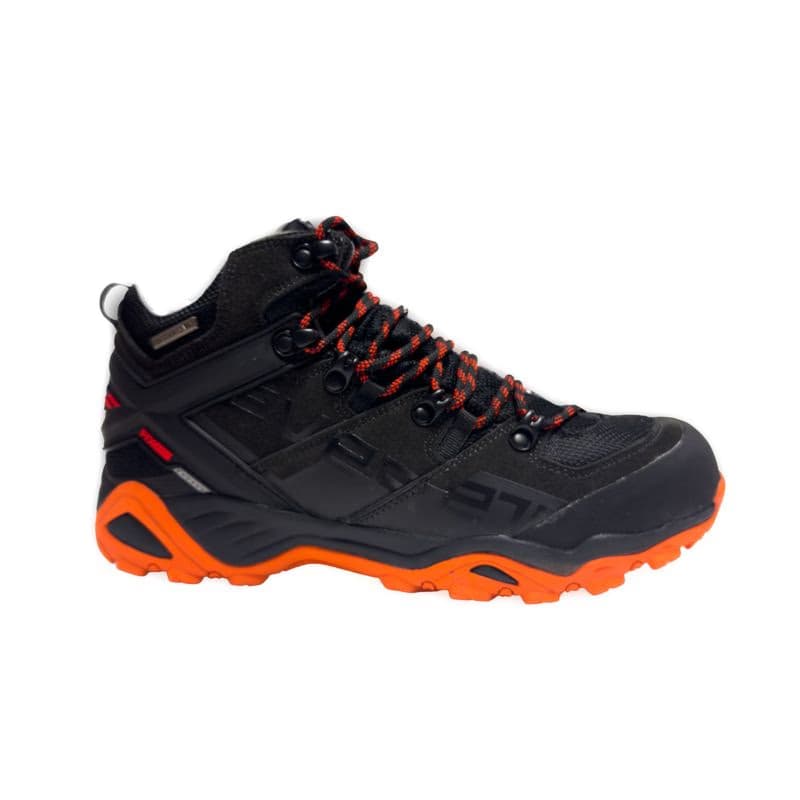 Pánska členková turistická obuv EVERETT Neset black red 2