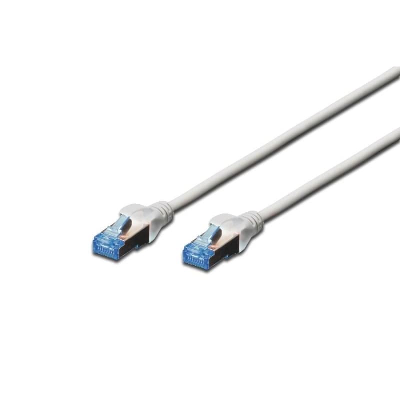 Digitus Patch Cable, SF-UTP, CAT 5e, AWG 26/7, meď, sivý 10m 1