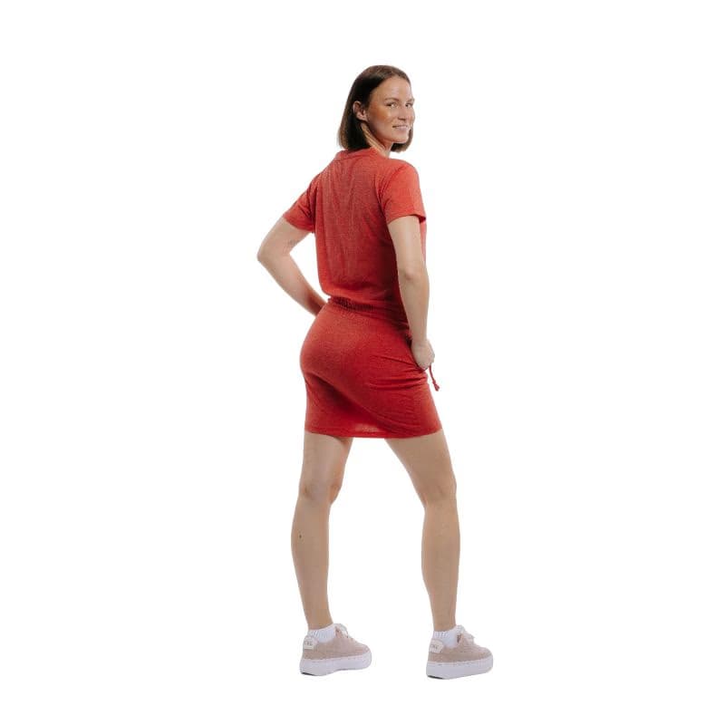 Dámske šaty AUTHORITY D-DORIA II W red melange 3