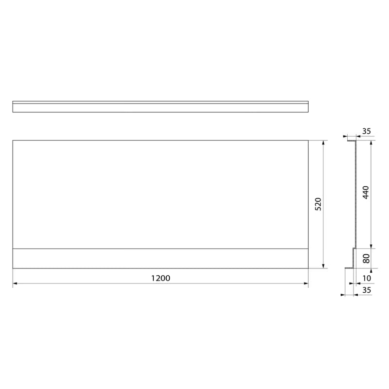 POLYSAN - COUVERT NIKA panel čelný 120x52cm 72853 3
