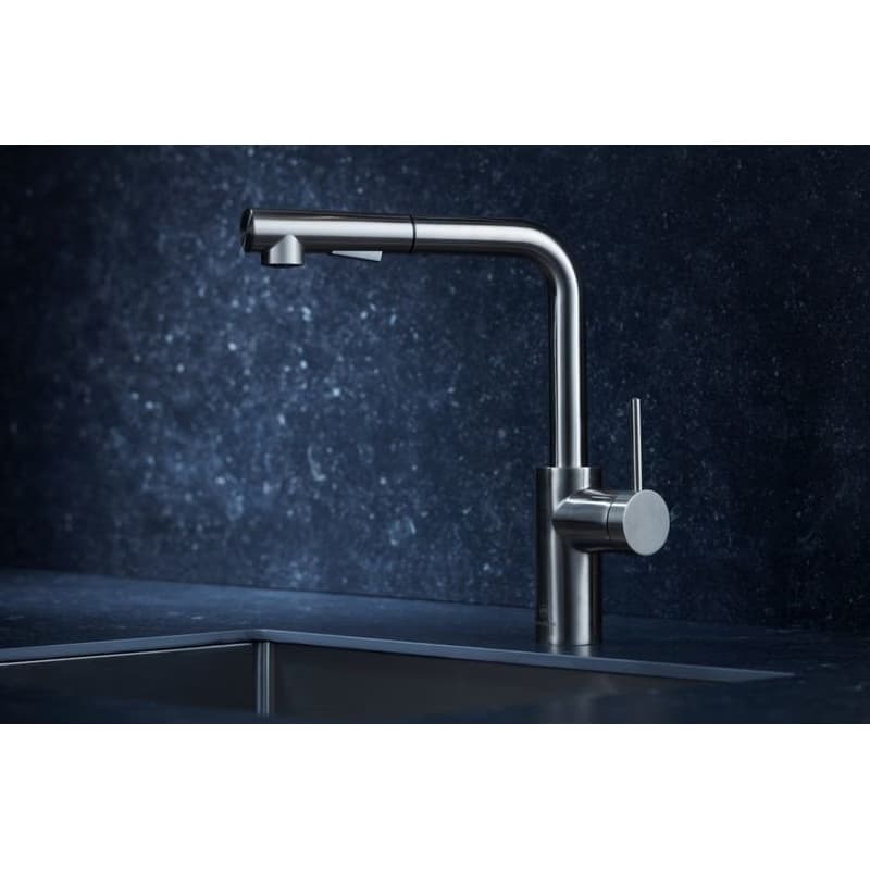 KFA KFA - DUERO BASIC drezová batéria s otočnou vyťahovacou sprchou a prepínaním, INOX 6623-110-22 5