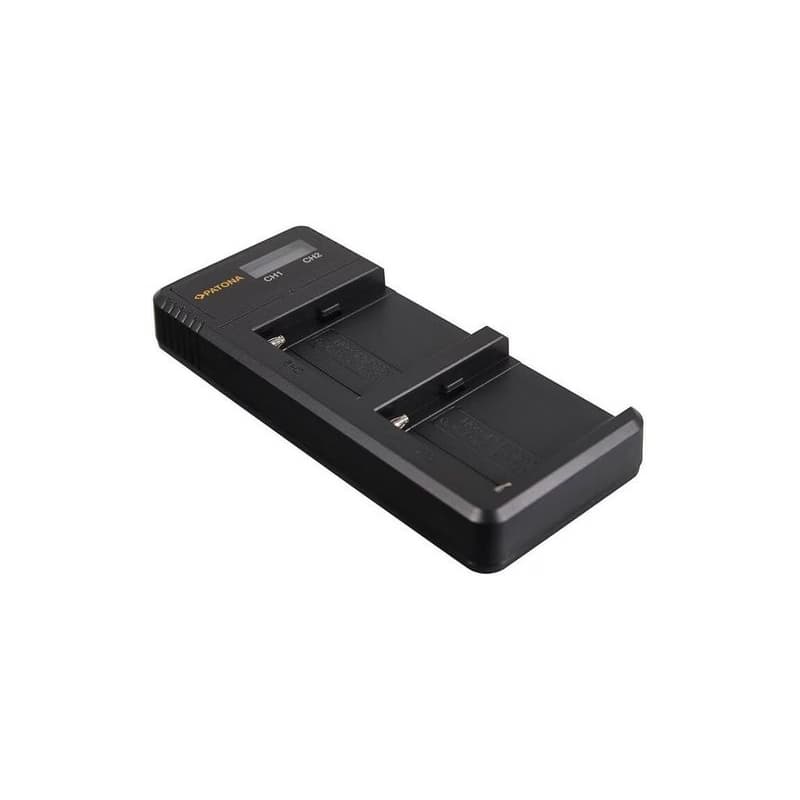 PATONA - Nabíjačka Foto Dual LCD Sony F550/F750/F970 - USB PT1886 1