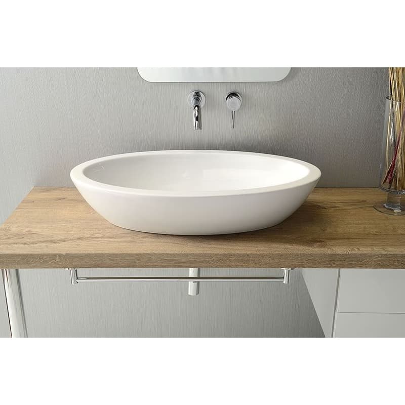 ISVEA - SISTEMA keramické umývadlo 75x42cm, biela 10AR65075 3
