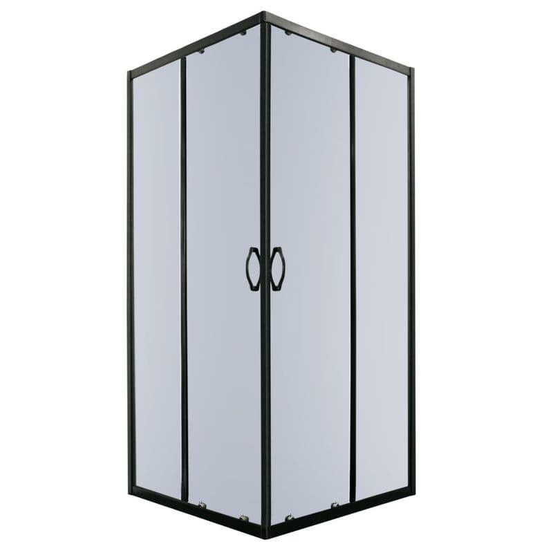 KERRA - Sprchová kabína Tiara Square 90x90 štvorcová (čierna) 5907548109392 1