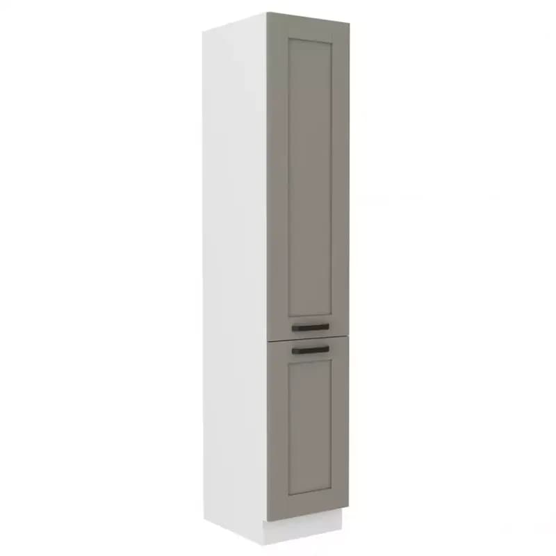 Kuchynská skrinka Luna claygrey/biela 40DK-210 2F 1