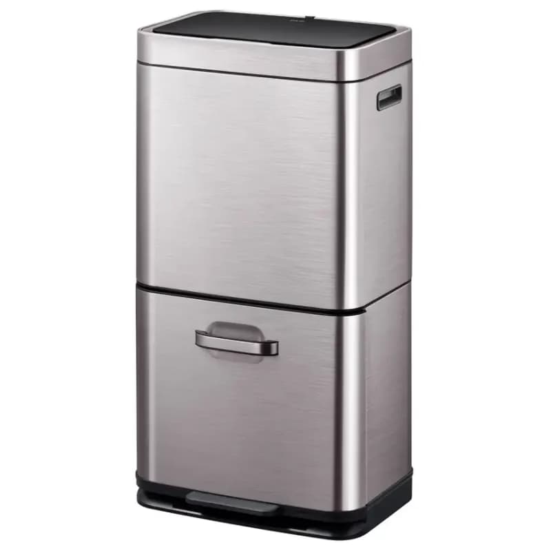 Odpadkový kôš Eko Himalaya 35+25l inox sivá 933960 1