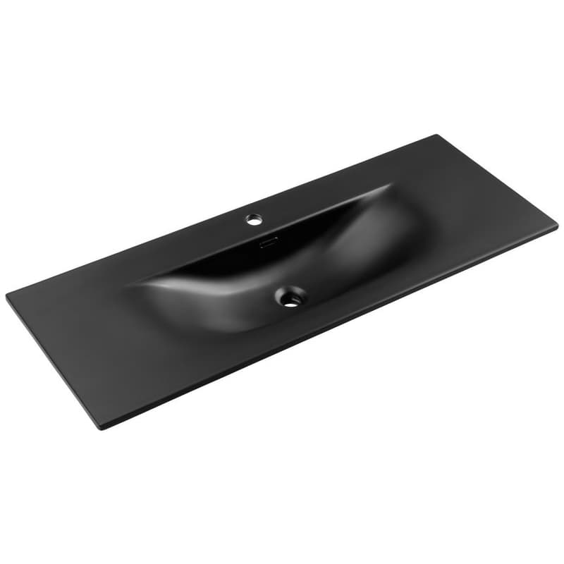 ArtCom Keramické umývadlo SKY1 120 | čierny mat 120 cm 1