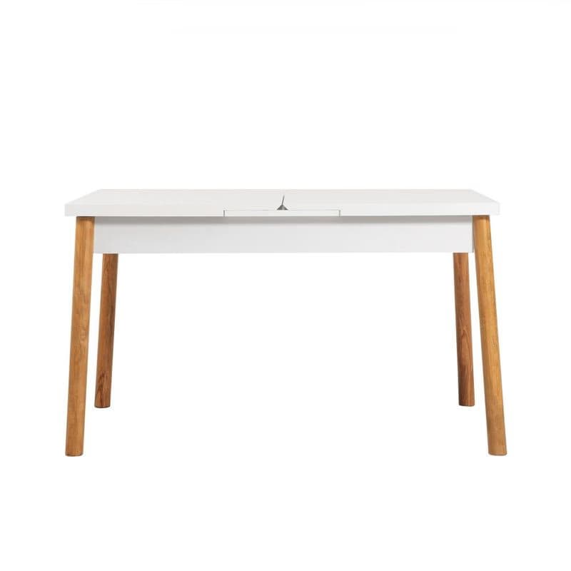 Extendable Dining Table Santiago Masa Atlantic White 2
