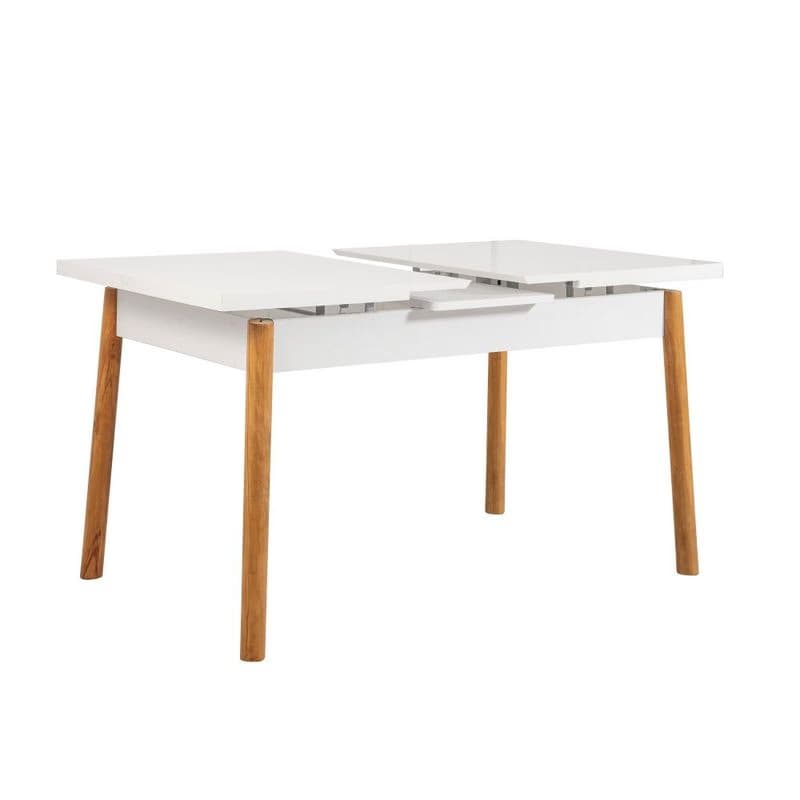 Extendable Dining Table Santiago Masa Atlantic White 6