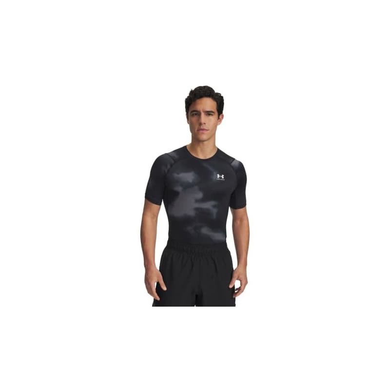 Pánske kompresné tričko s krátkym rukávom UNDER ARMOUR UA HG Armour Printed SS