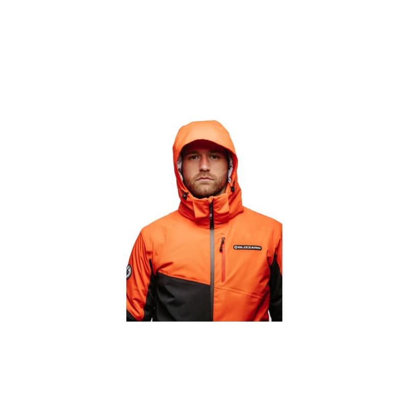 Pánska lyžiarska bunda s kapucňou BLIZZARD Ski Jacket Berwang, cherry red black 1