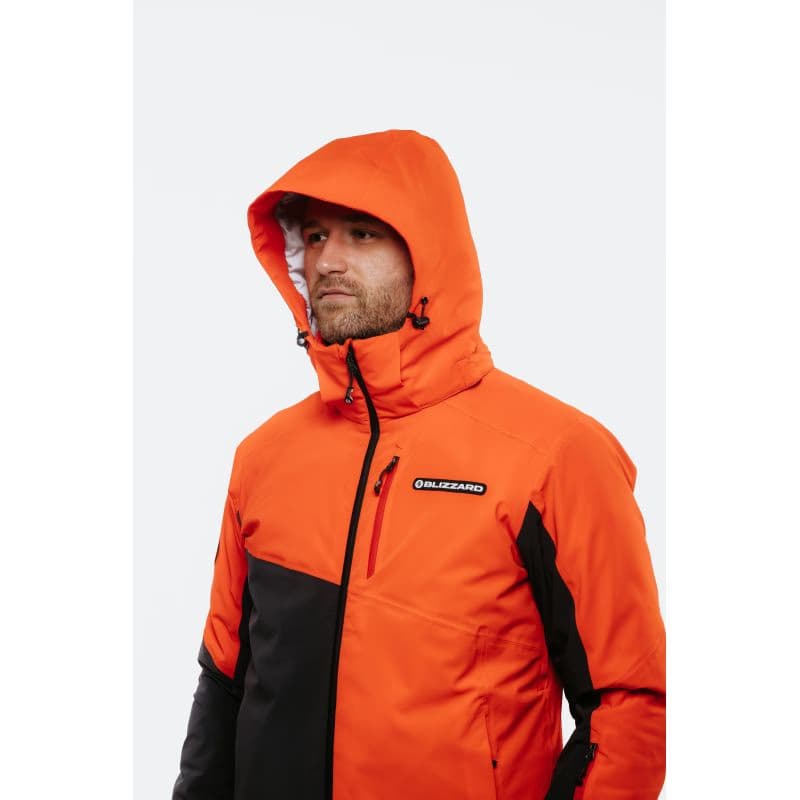 Pánska lyžiarska bunda s kapucňou BLIZZARD Ski Jacket Berwang, cherry red black 3