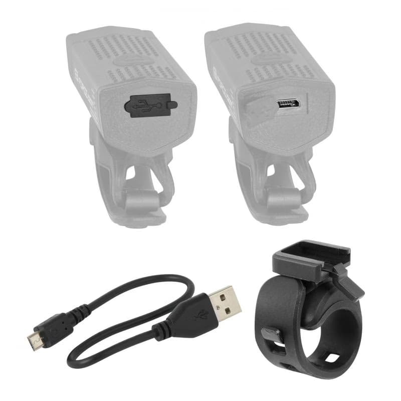 Svetlo na bicykel FORCE DOR USB FRONT REAR 2