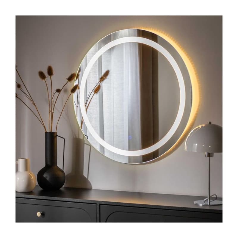 Zuma Line D2338-80-LED stmievateľné kúpeľňové zrkadlo 36W/230V 3000/4000/6000K priemer 80 cm IP44 D2338-80 1