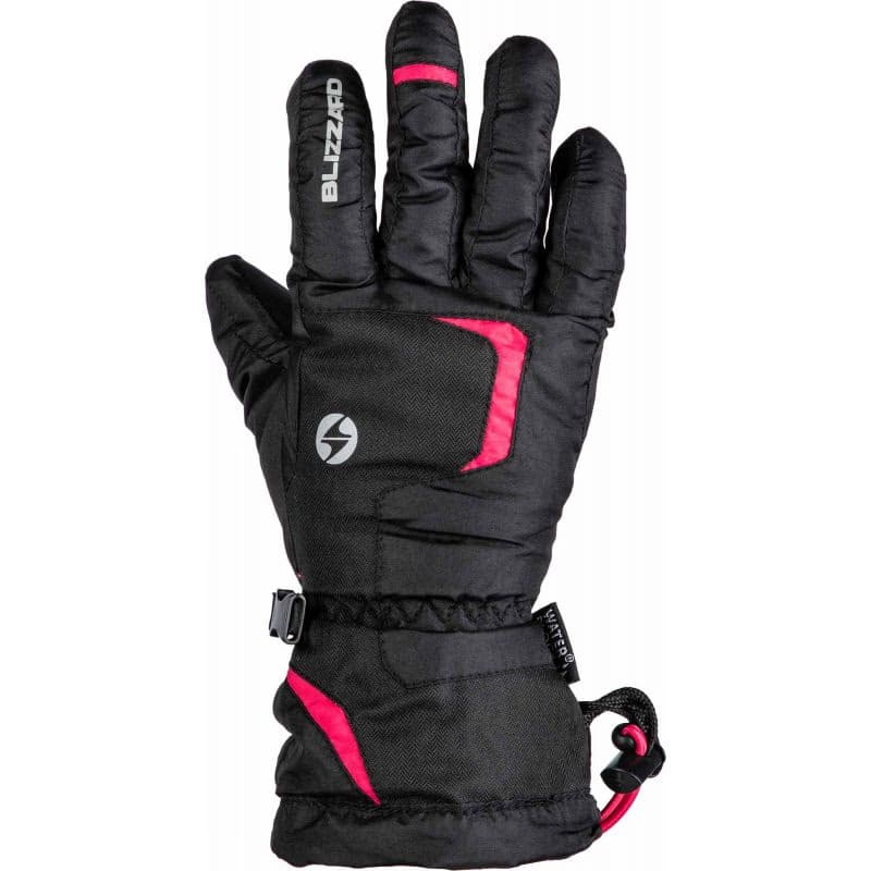 Juniorské lyžiarske rukavice BLIZZARD Reflex junior ski gloves, black pink 2